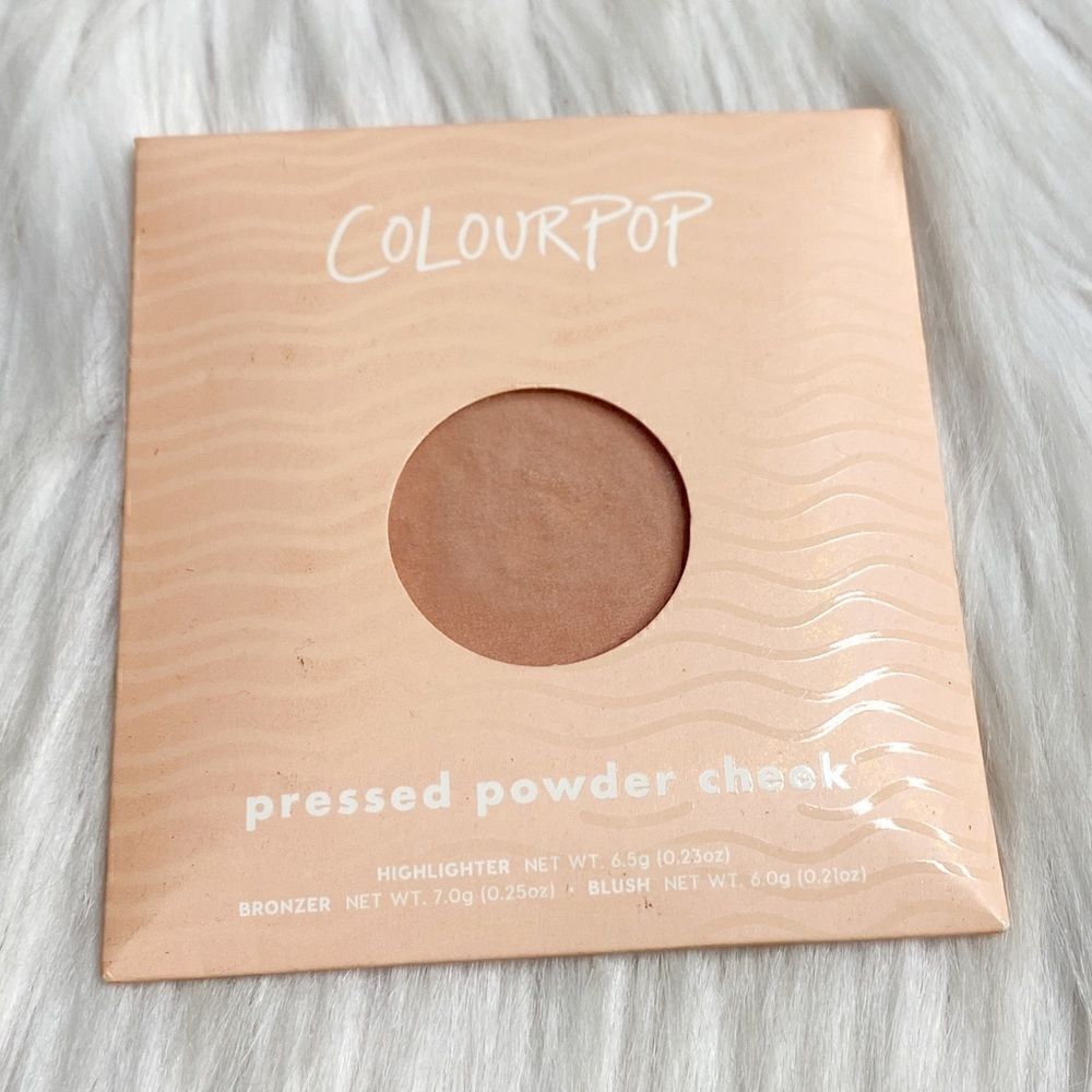 ColourPop Pressed Powder Cheek Bronzer Zip Brown 0.21oz - Picture 4 of 5